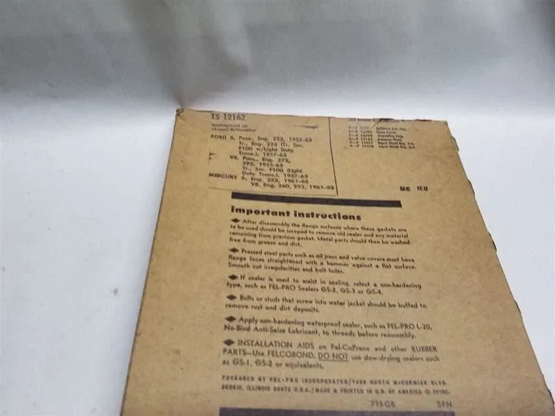 Fel-Pro TS12162 Transmission Gasket Seal Set image 3
