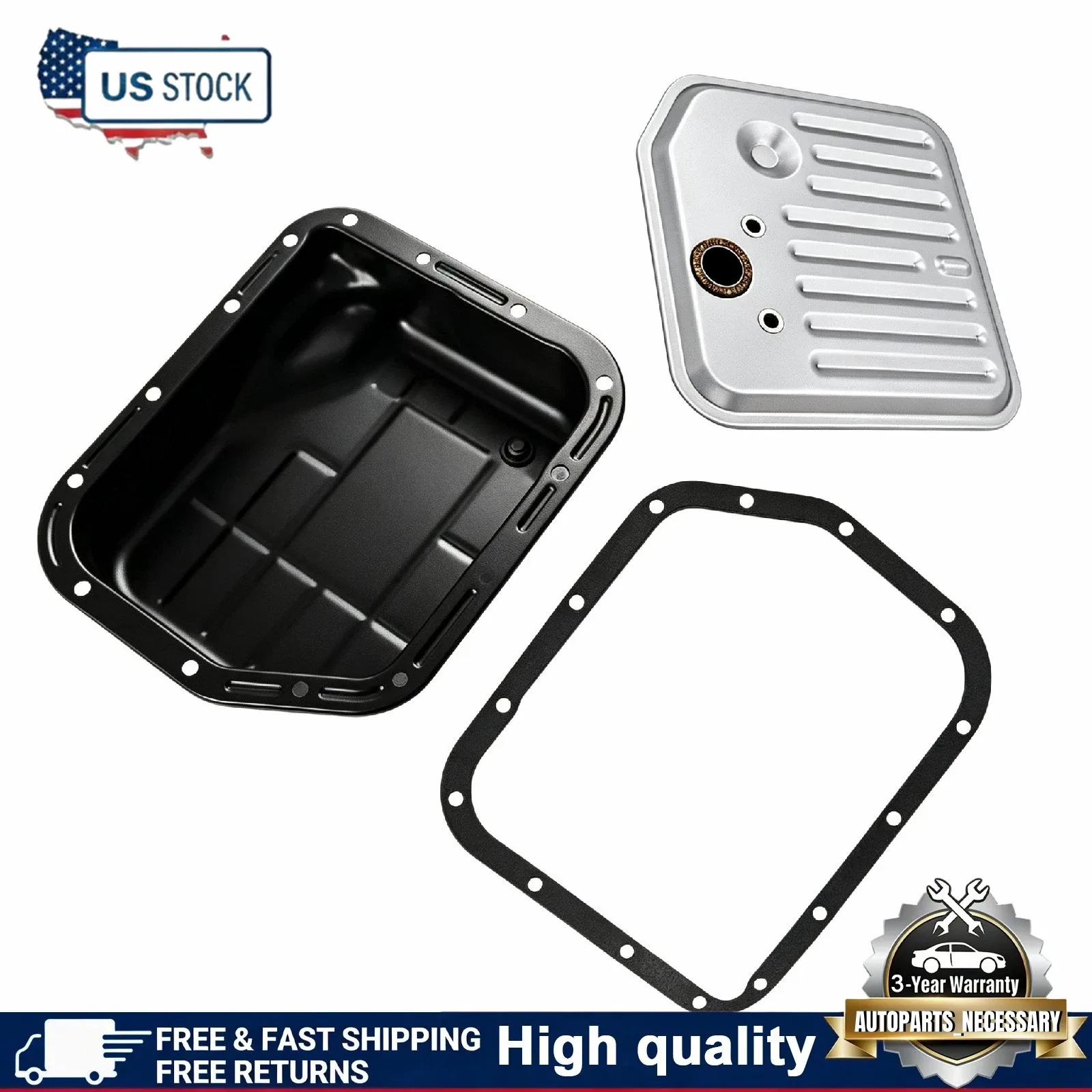 Trans Oil Filter Pan Gasket Set for 1998–2004 Jeep / 1998–2003 Dodge A500 42RE 44RE (OE 52118789) image 3