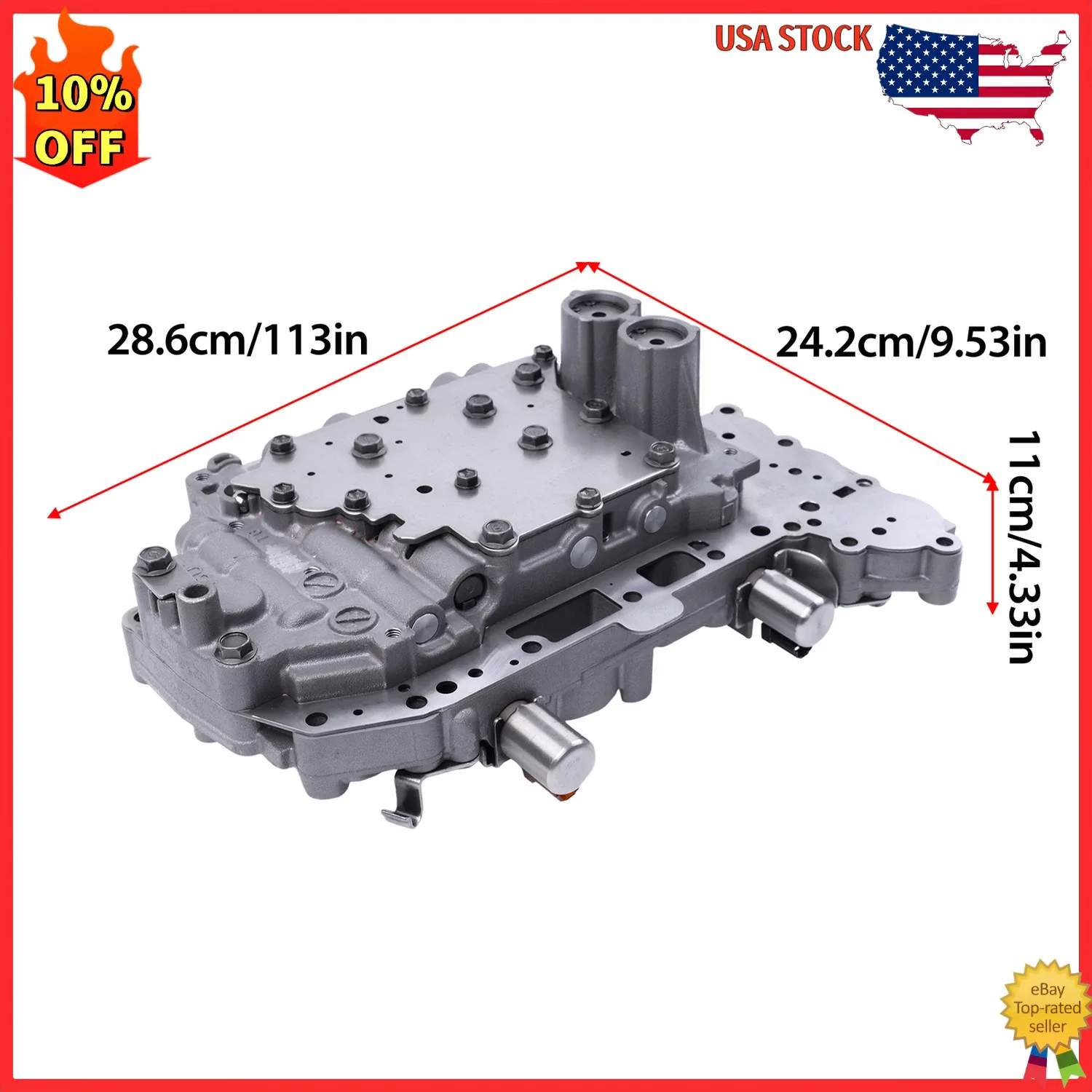 U140 4-Speed Transmission Valve Body Solenoid For Toyota RAV4 Camry Lexus ES300 image 4
