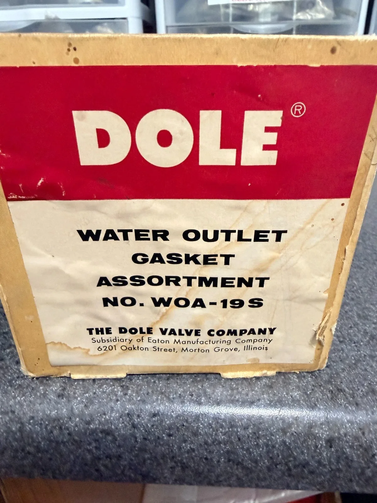 1935-1968 Dole Water Outlet Gasket WOA-19S image 2