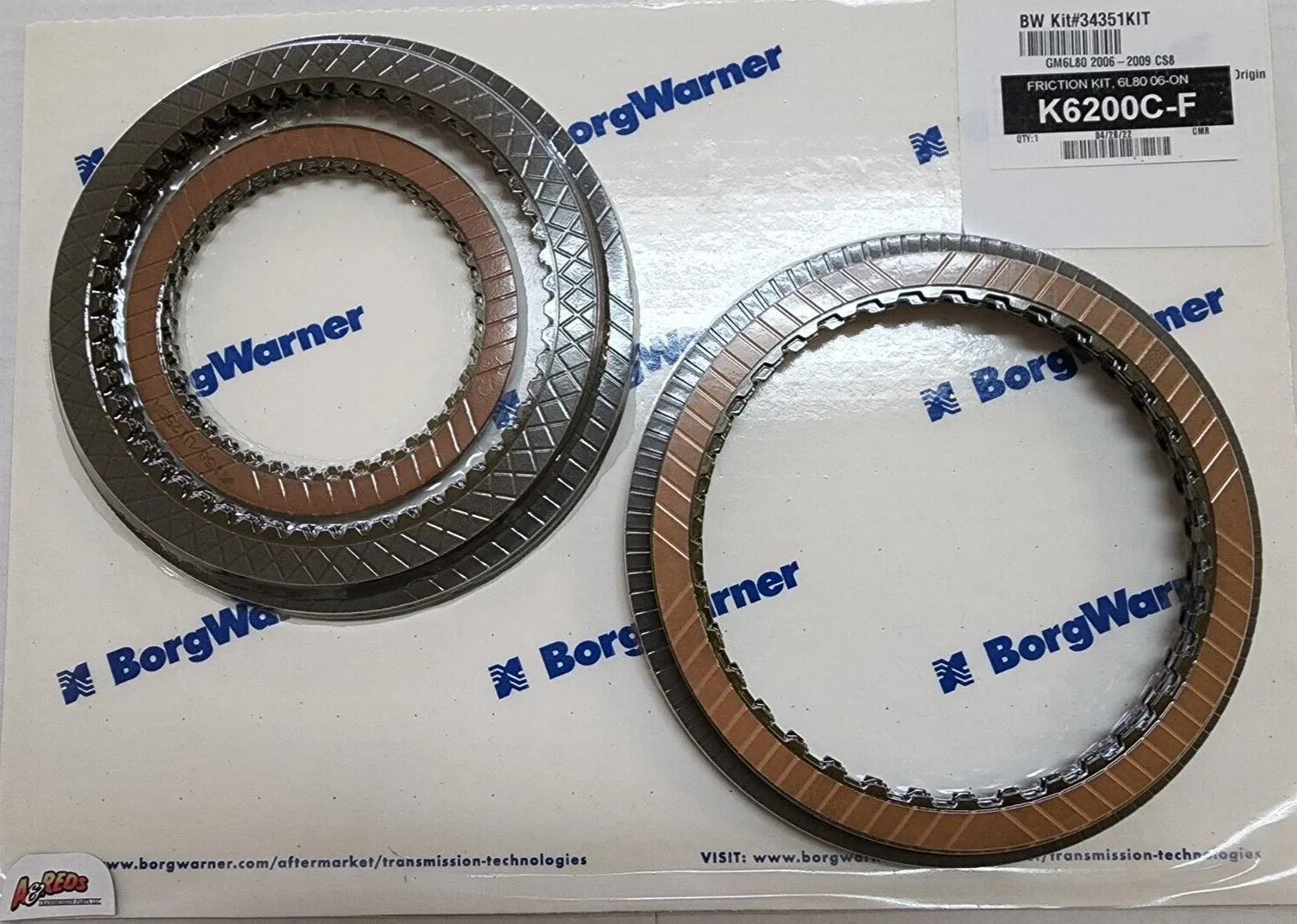 6L80 / 6L80E 6-Speed Transmission Rebuild Kit K62900C - Aftermarket image 2