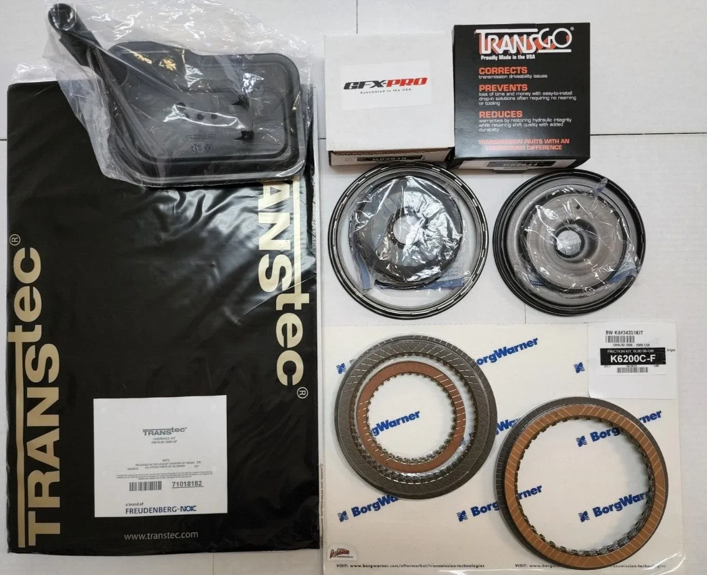 6L80 / 6L80E 6-Speed Transmission Rebuild Kit K62900C - Aftermarket