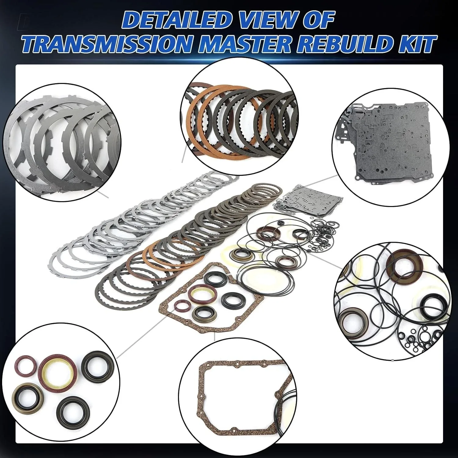 1995+ VOLVO / OPEL AW55-50SN Master Transmission Rebuild Kit T15900A image 4