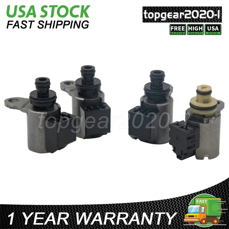 4pcs CVT Transmission Solenoid Kit JF011E/RE0F10A/F1CJA Fits Dodge Caliber 07-12