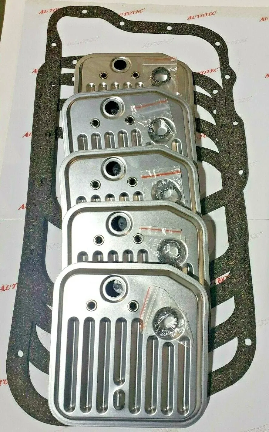 1998-2007 Dodge Transmission Filter & Pan Gasket Set (5 Pack) - AUTOTTEC