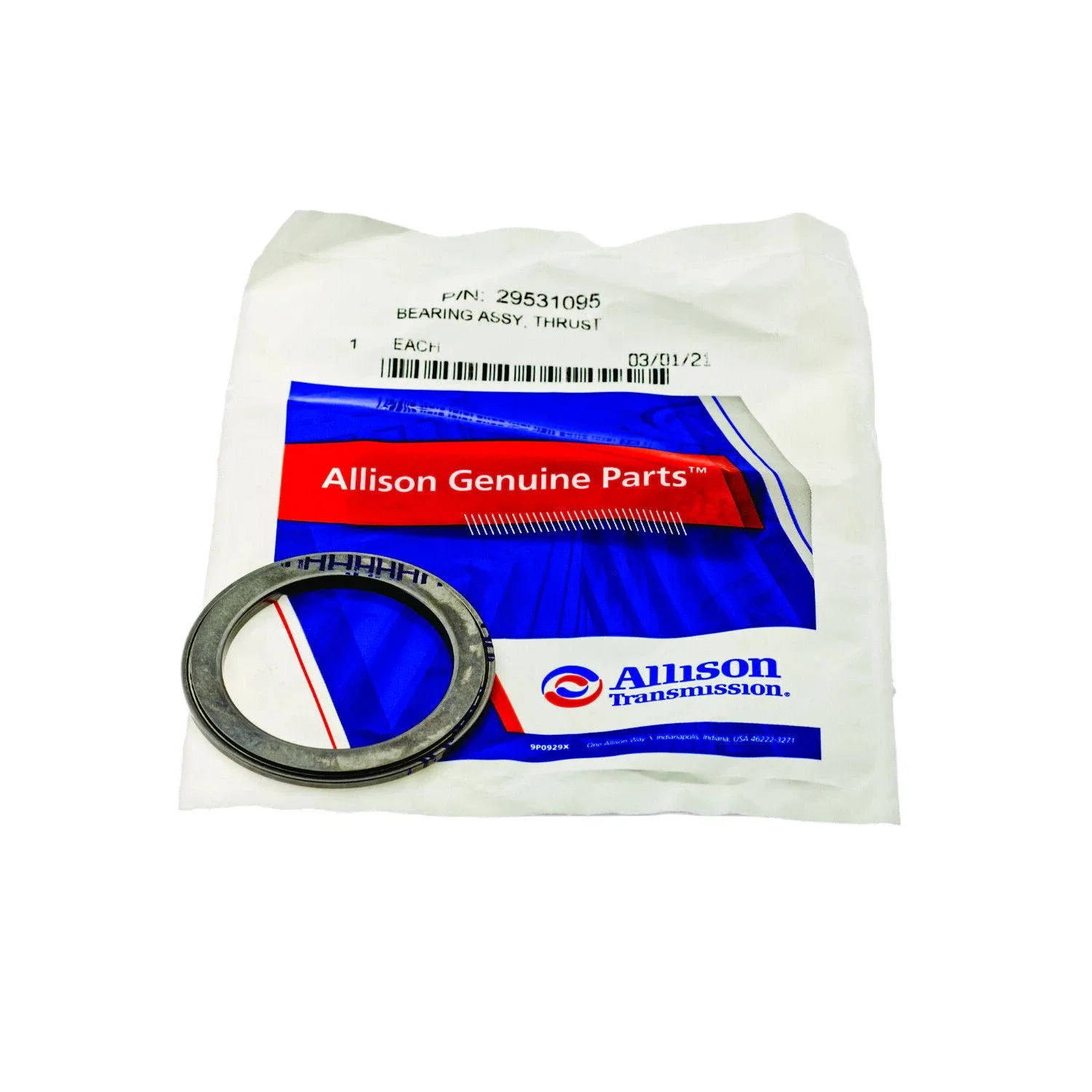 2000-up Allison Thrust Bearing with Races 29531095 for GMC/Chevy HD