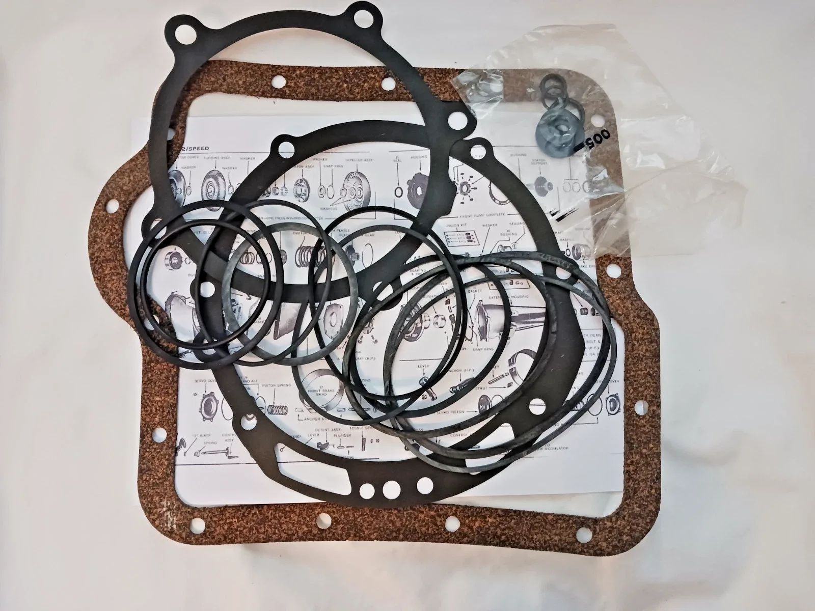 1959-1964 Ford 2-Speed Automatic Transmission Gasket & Seal Kit LK-16900 image 2