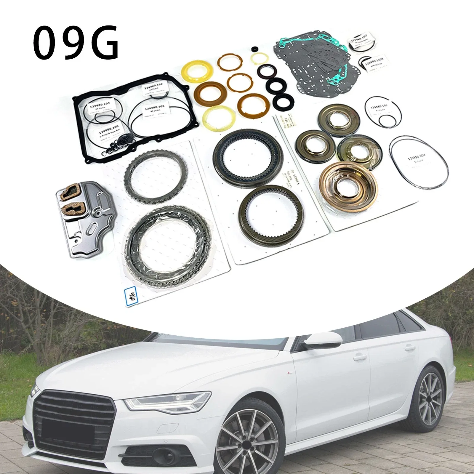 09G TF60SN Master Rebuild Kit Gasket & Clutch Set for VW/Audi