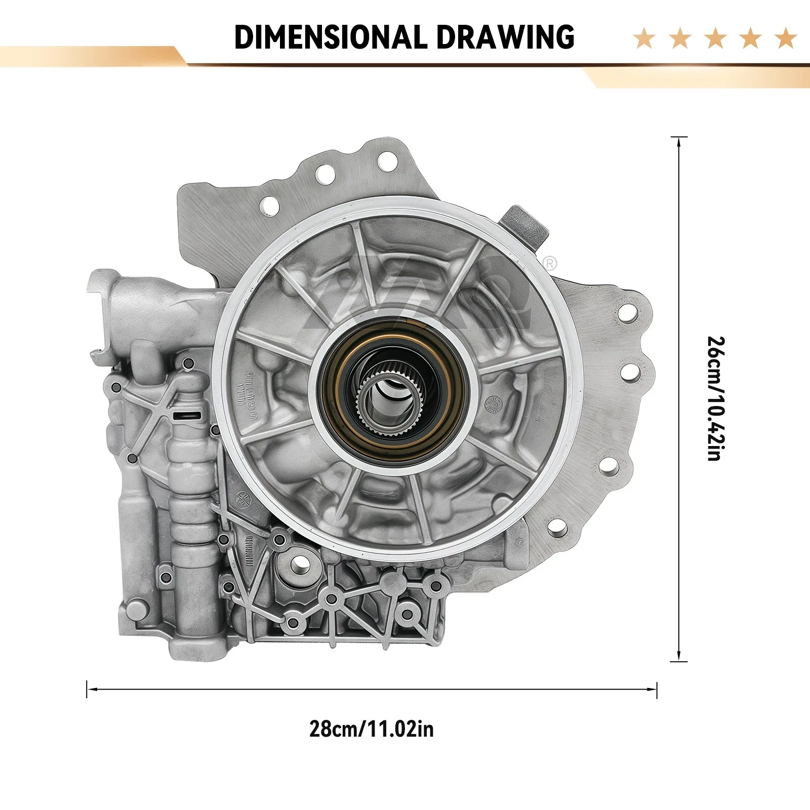 Ford 6F35 Front Transmission Oil Pump Assembly NTP00087 image 3