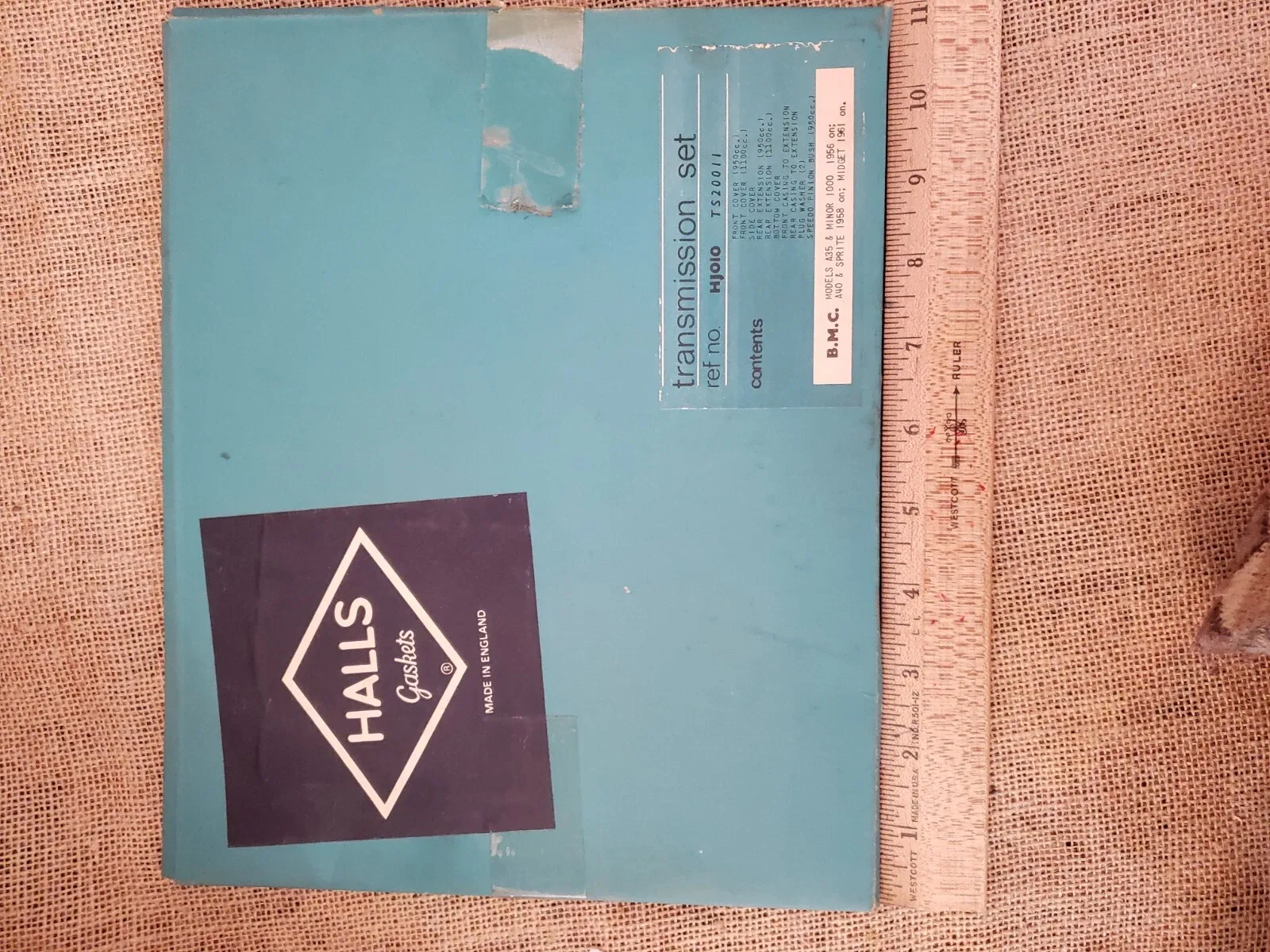 1958 B.M.C. Sprite / 1961 B.M.C. Midget Transmission Gasket Set - Hall's B.M.C. image 3