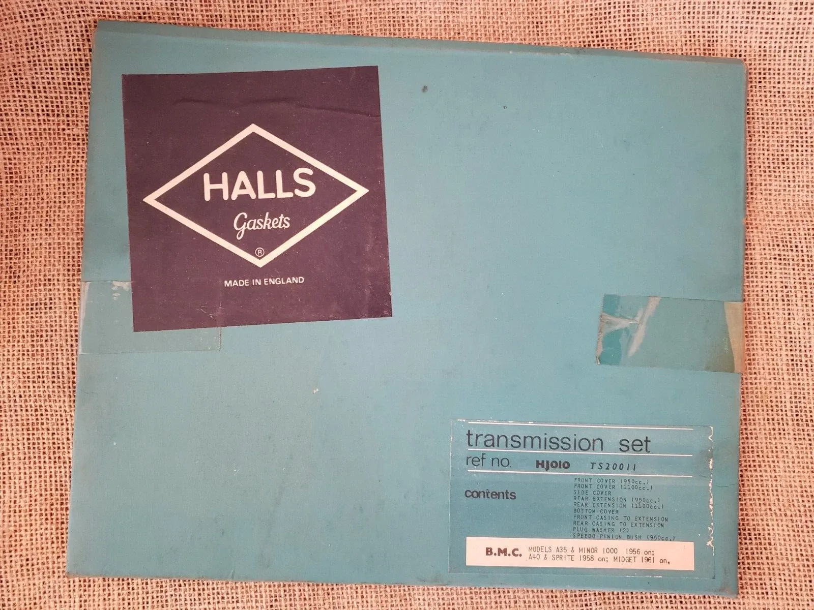 1958 B.M.C. Sprite / 1961 B.M.C. Midget Transmission Gasket Set - Hall's B.M.C.
