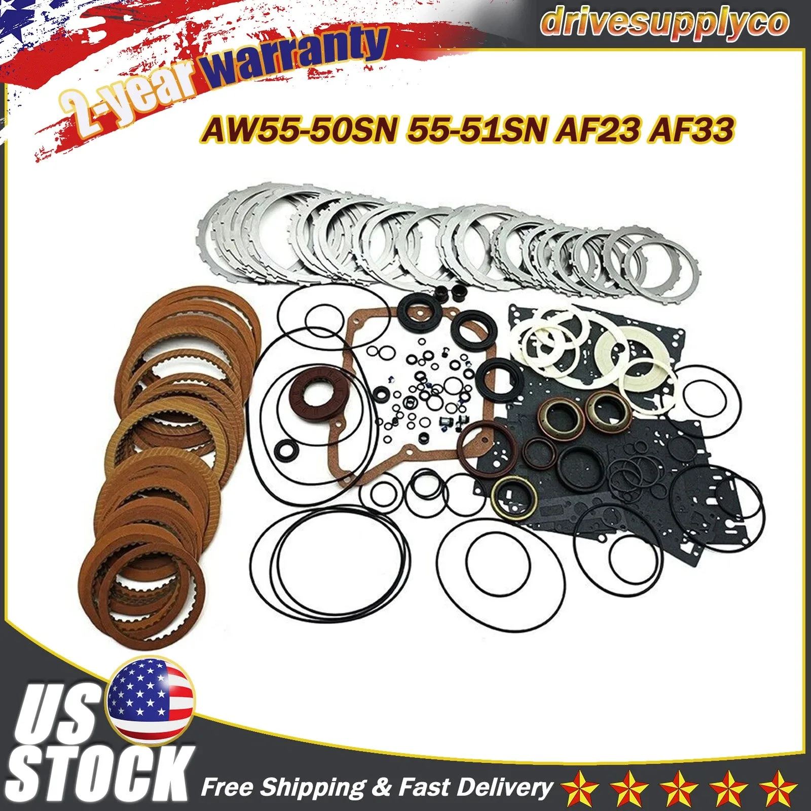 2002-2008 Volvo/Nissan AW55-50SN Transmission Master Kit AW55-50SN 55-51SN AF23 AF33