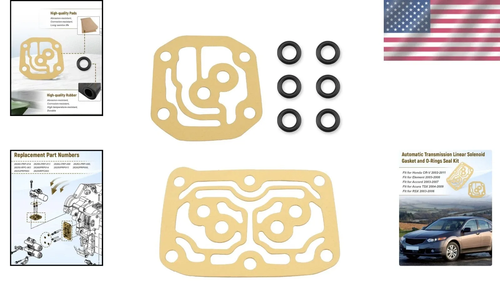2002-2011 Honda & Acura Automatic Transmission Gasket & Seal Set image 2