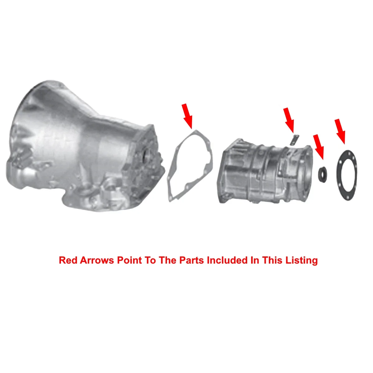 1988-2010 Dodge/Ram 4WD Overdrive Housing Reseal Kit for 46RE 47RE 500 518 618 image 2