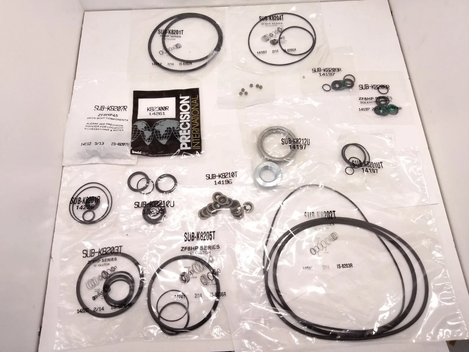 ZF8HP70 Overhaul Gasket, Rings, Seals & Piston Kit - K82900UTX image 4