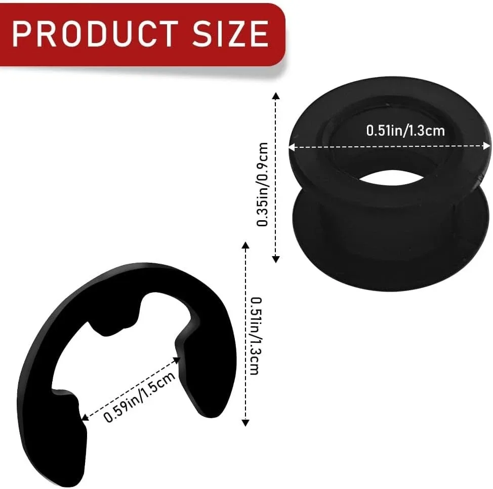 Shifter Bushings 8x13.4x8mm Black & Purple - Shift Cable Bushing Repair Kit image 4