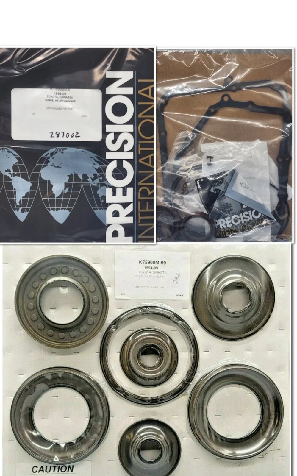 Toyota U540E / A4LB1 / A4Q Overhaul Gasket & Seal Kit - TJS k75900M