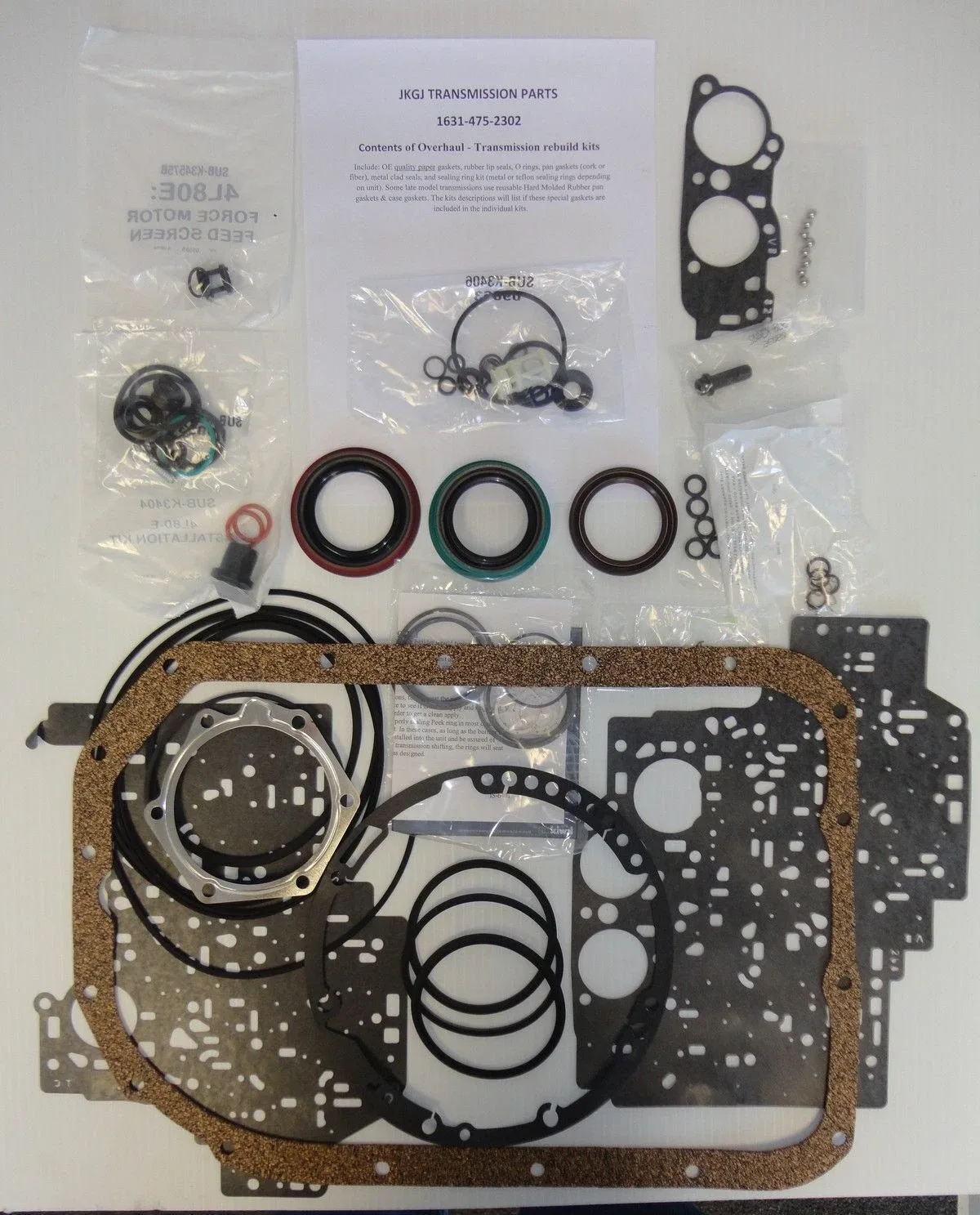 1993-2003 A500 / 44RE Overhaul Gasket Kit KP12900N - Precision International image 4