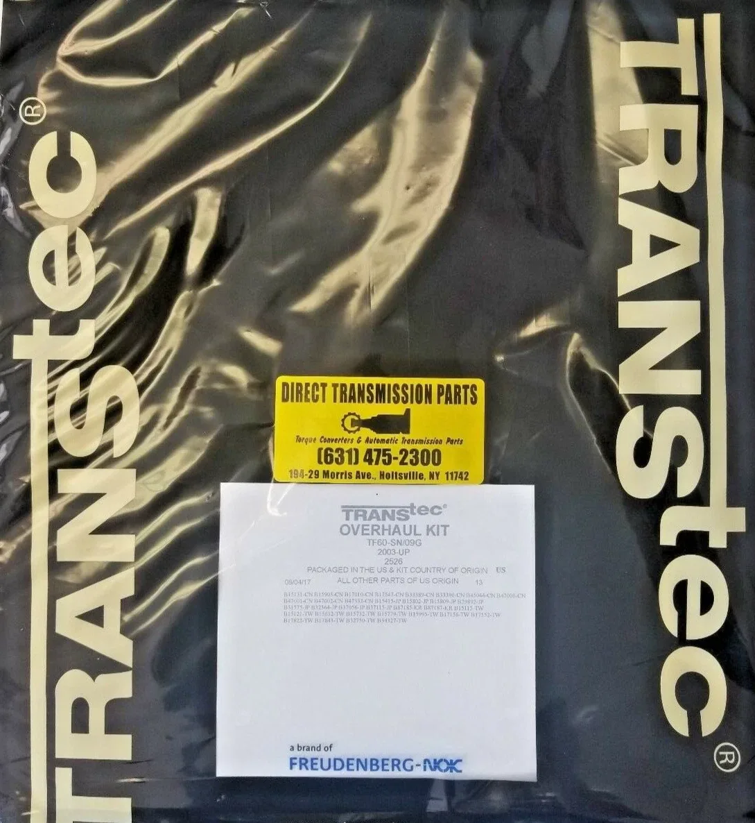 1977-1983 Audi Porsche 722.0/722.1/722.2 (3/4-Speed) Automatic Transmission Overhaul Kit - K55900A