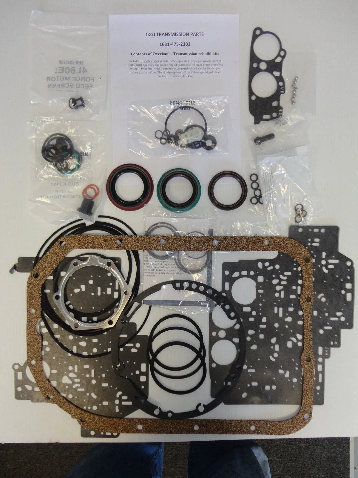1995-2001 Daewoo Lanos / Nubira 4T40E Transmission Gasket Set KP51900E image 2