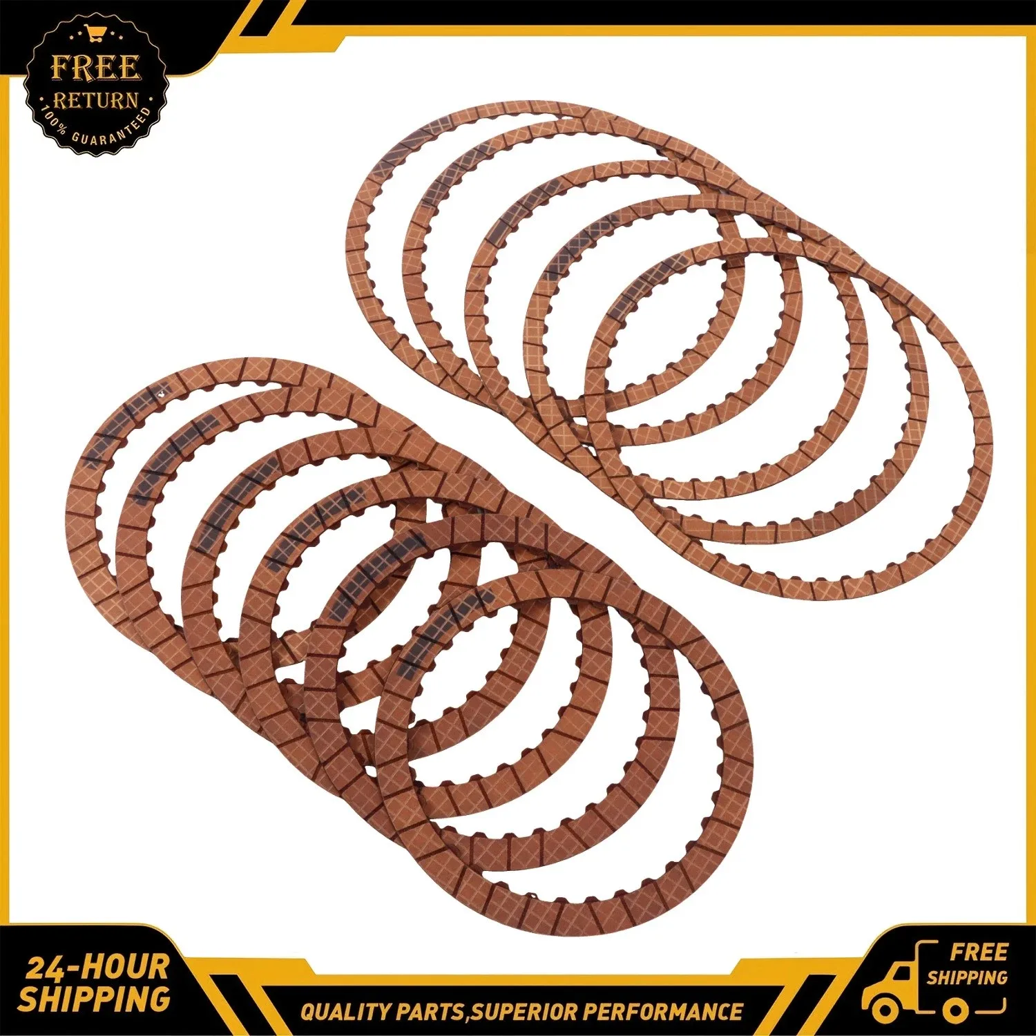 DQ500 0BH/0BT DSG Friction Plates Kit for Audi, VW, Skoda — 0BH 0BT DQ500