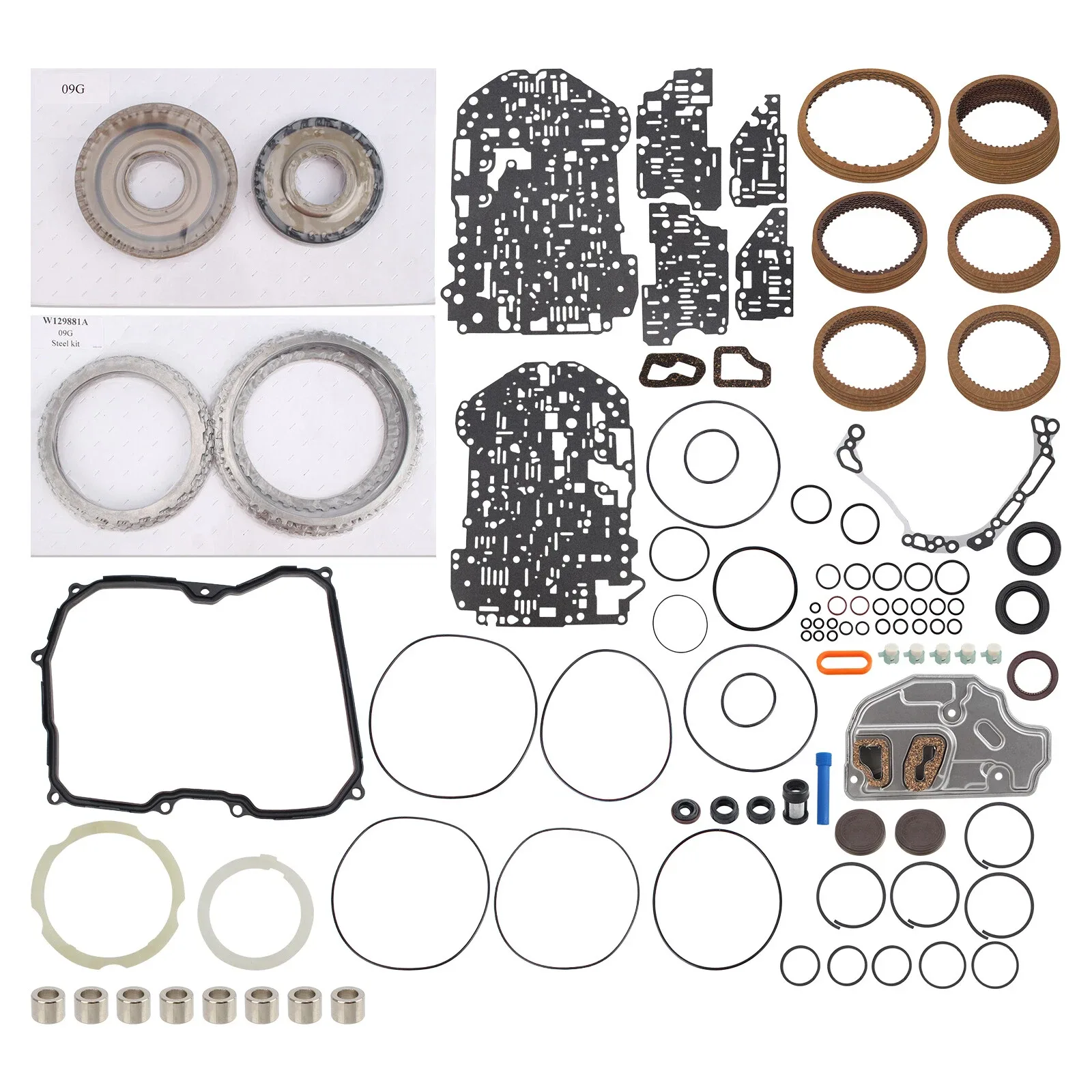 09G TF60SN Transmission Master Rebuild Kit T12900D image 2