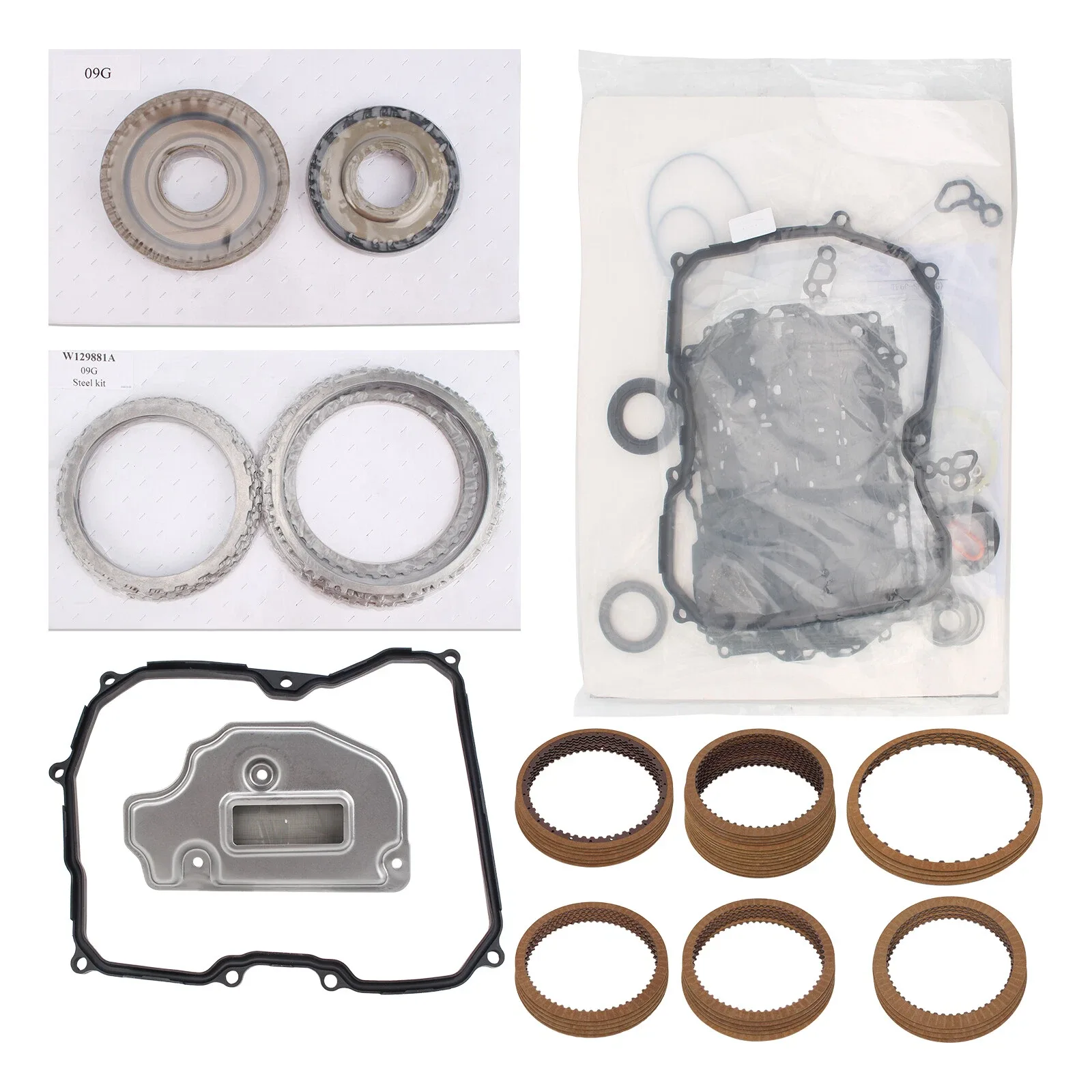 09G TF60SN Transmission Master Rebuild Kit T12900D image 4
