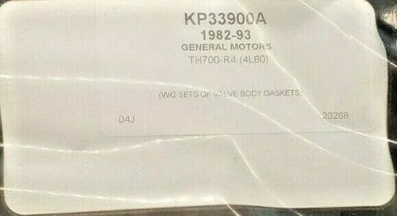 700R4 Overhaul Gasket & Seal Kit - Precision KP33900A image 3