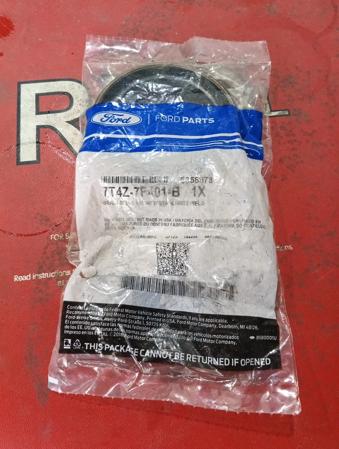 2007-2019 Ford Edge Transmission Oil Pump Seal 7T4Z-7F401-B