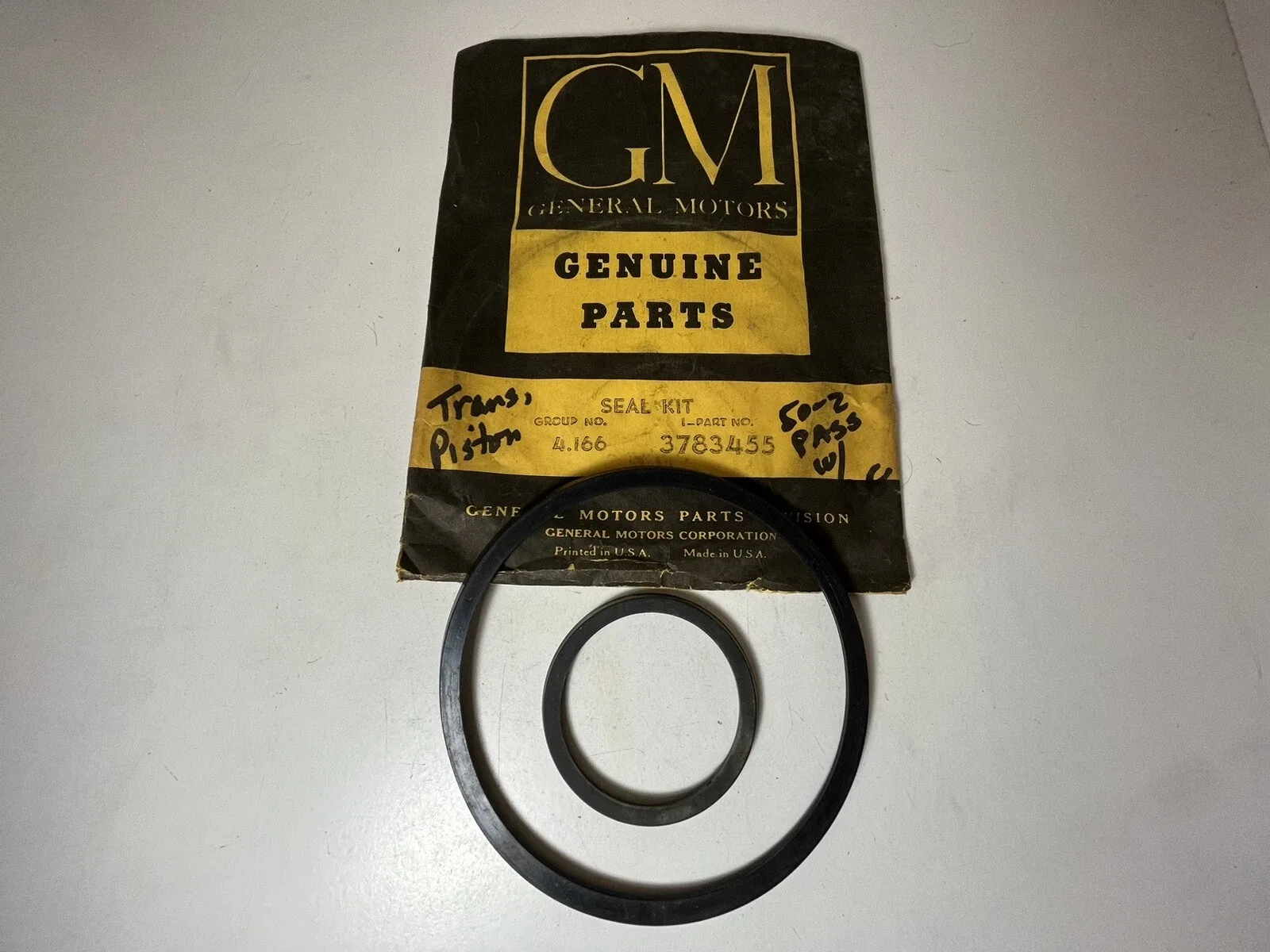 1950-1952 Powerglide Clutch Piston Outer Seal Kit GM 3783455