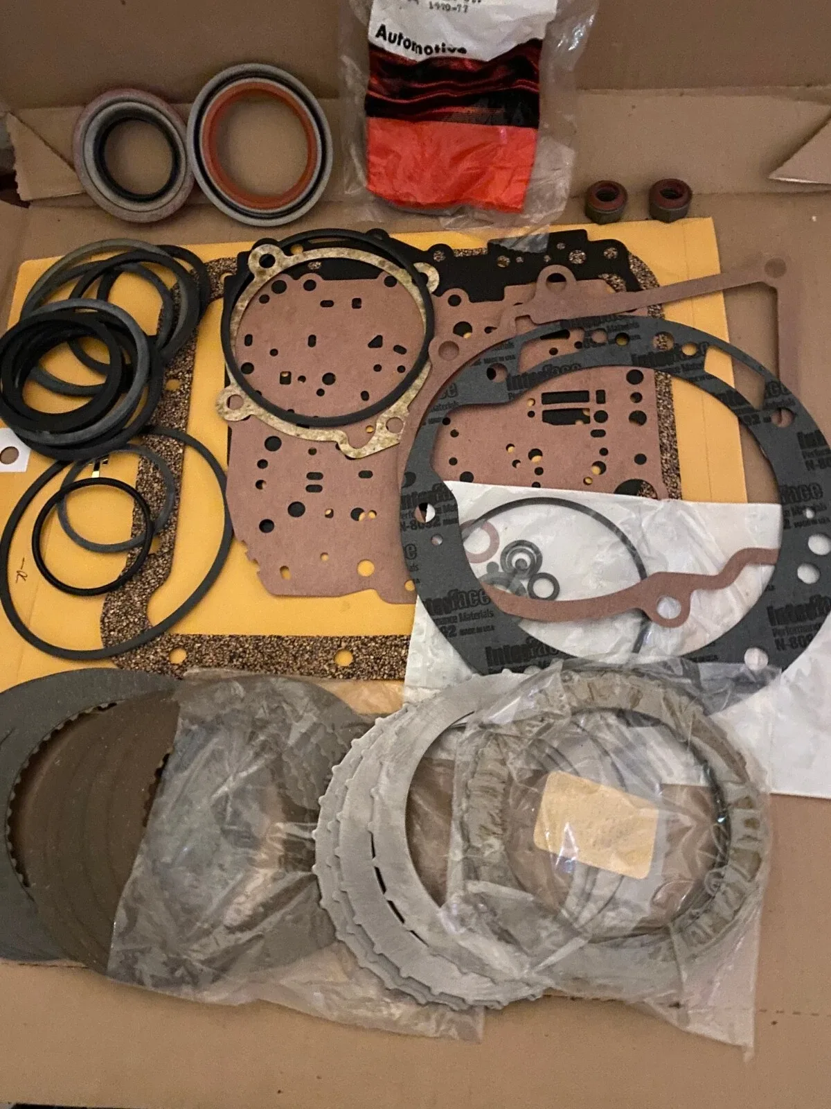 1965-1969 Ford C4 Transmission Rebuilders Kit - Clutches, Steels, Gaskets & Seals