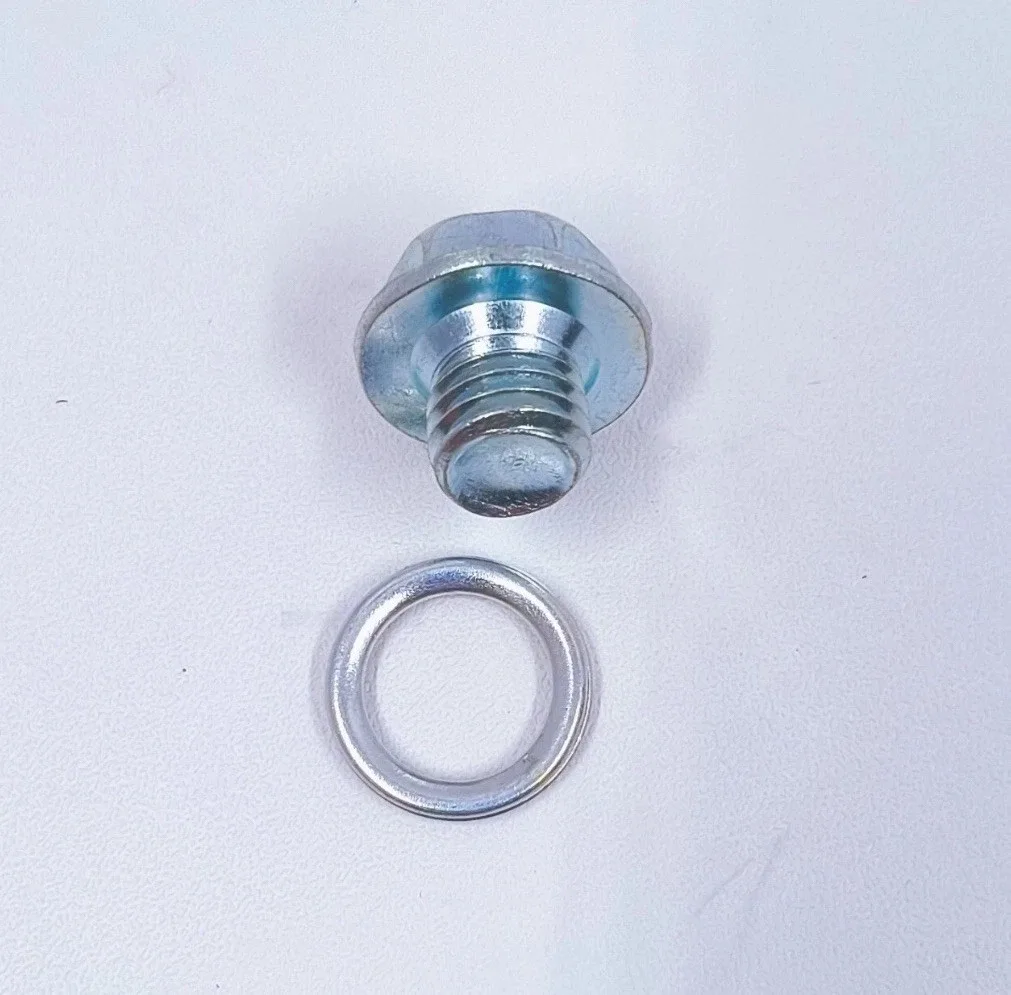 1993-1998 Toyota Supra Transmission Oil Pan Drain Plug w/ Washer — Genuine Toyota OEM