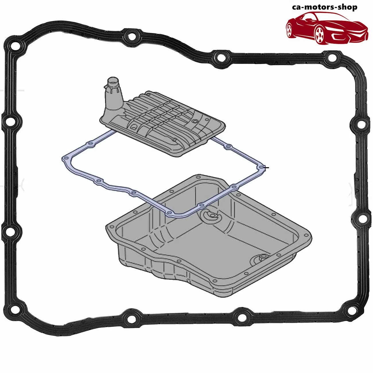 Allison Transmission Pan Gasket Set CAQP645 for Duramax 6.6L LB7/LLY (29549684)