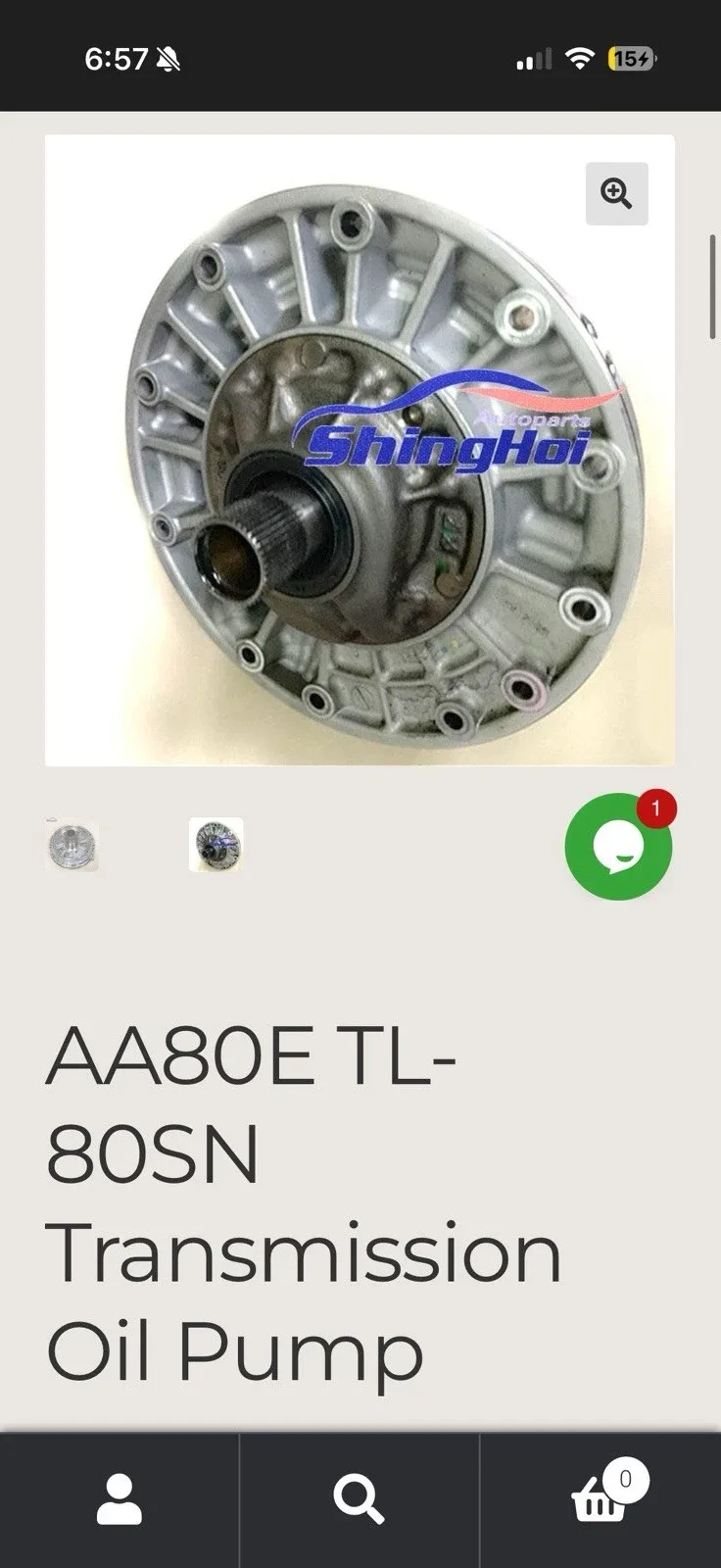 AA80E / TL-80SN Transmission Oil Pump image 4