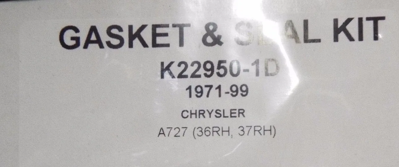 1971-1999 Dodge TF8 / 727 Torqueflite 8 Gasket Set K22950-1D-1971-1999 image 2