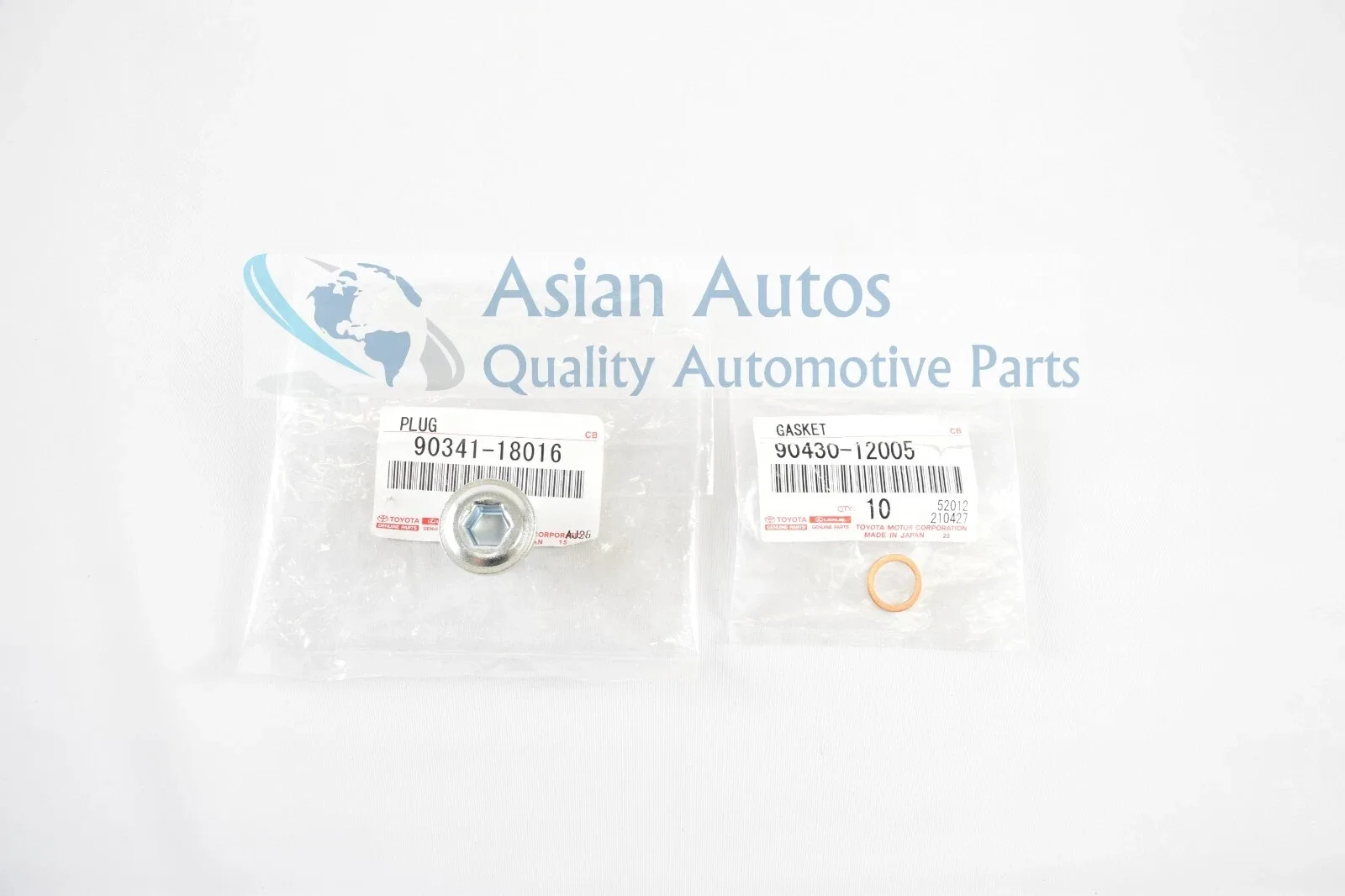 2016-2018 Lexus Transmission Drain Plug & Gasket Set 90430-12005 OEM