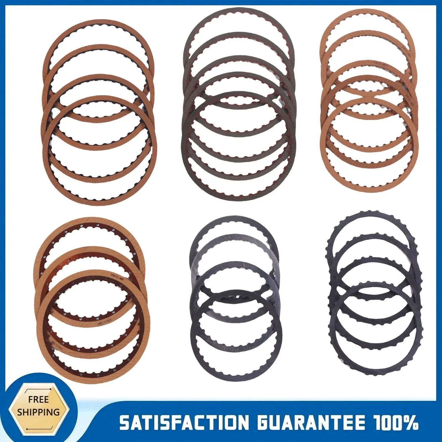Hyundai Sonata 2.0L Transmission Clutch Plate Friction Kit B260880A (A6MF1/A6MF2/6F24)
