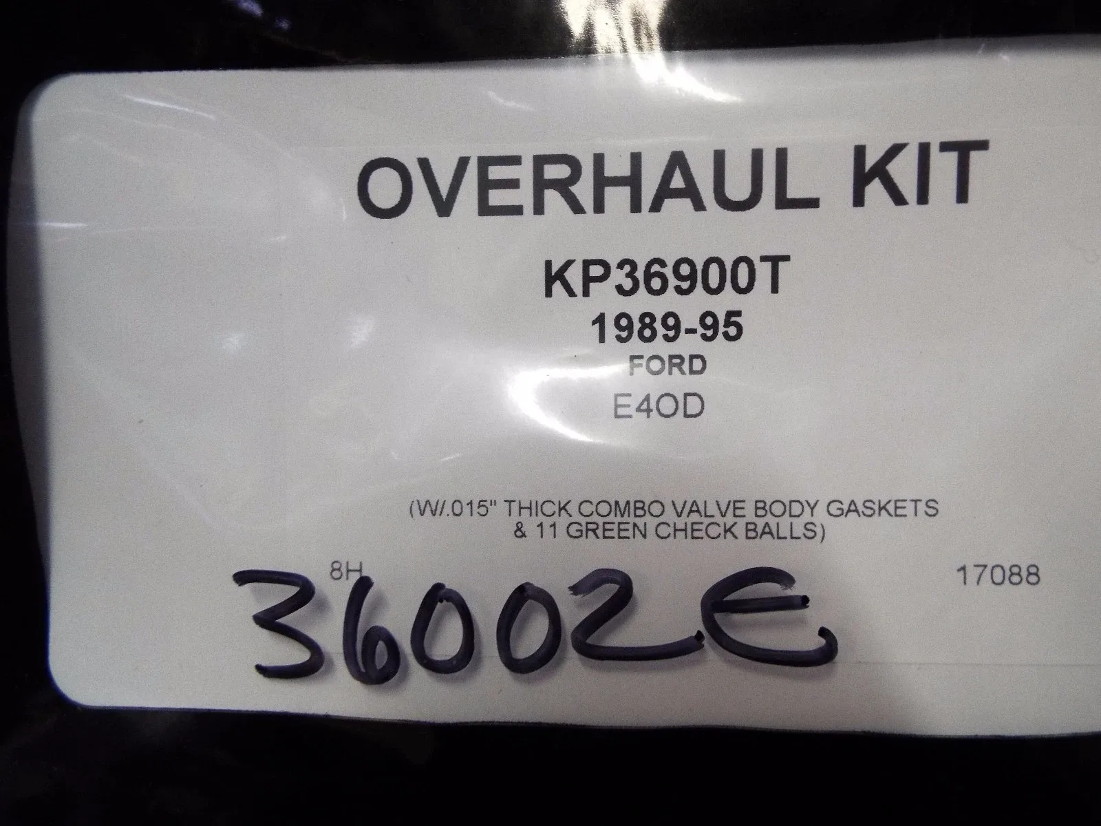1989-1995 Ford E4OD Overhaul Kit (Precision KP36900T) image 2