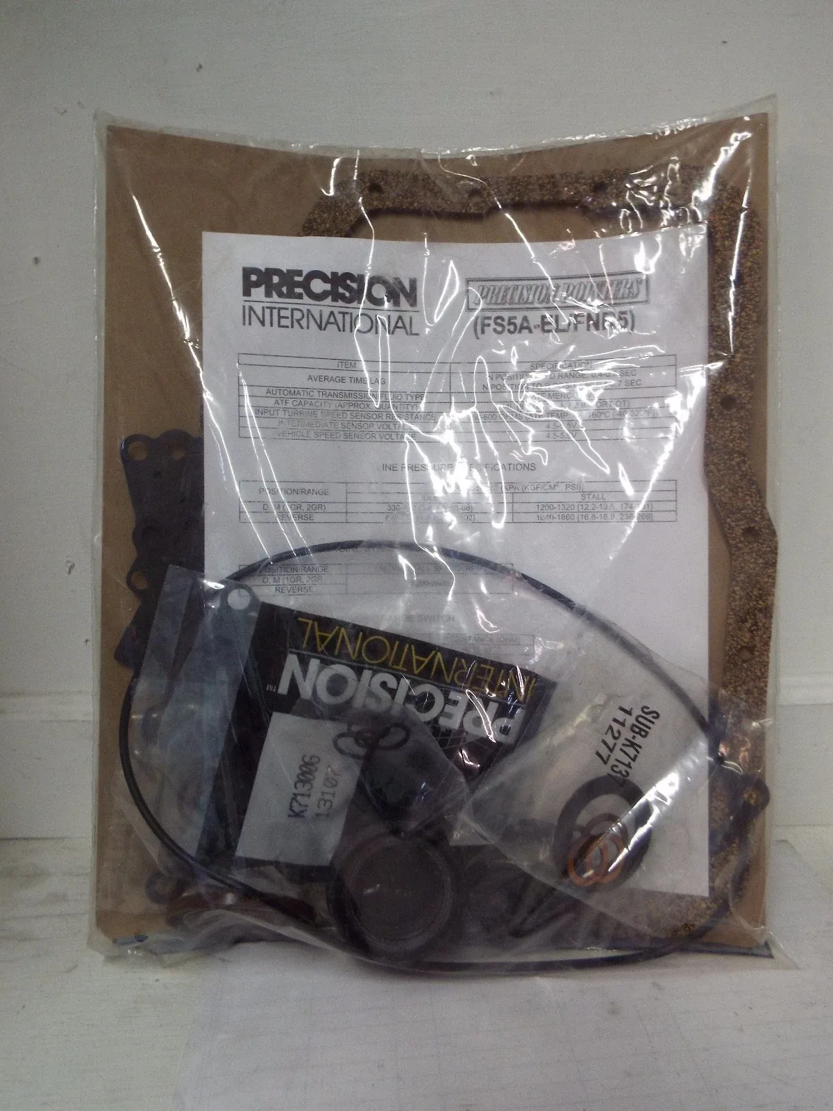 Precision K71900GX Overhaul Kit for Ford & Mazda 5S5A-EL / FNR5 image 3
