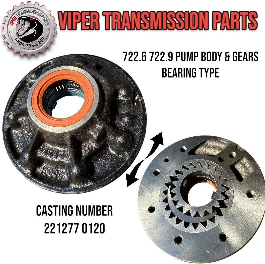 Mercedes-Benz 722.6 / 722.9 Transmission Oil Pump Body & Gears — MPN 221277 0120