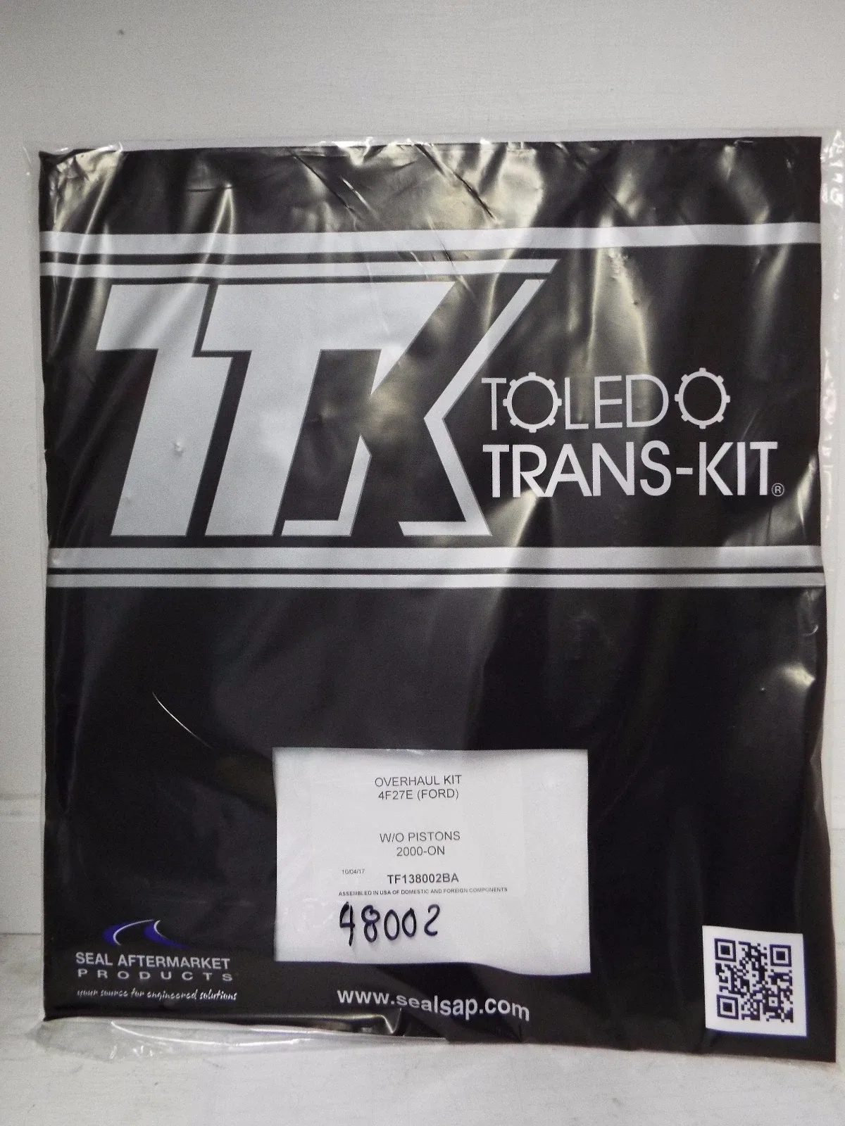 TOLEDO TF138002BA Ford & Mazda 4F27E Transmission Overhaul Gasket Kit