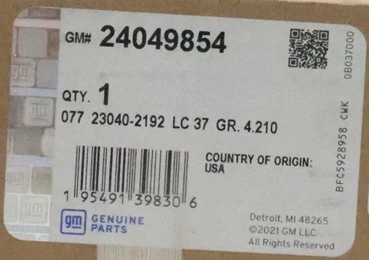2019-2022 Silverado / Sierra Oil Pump Rotor Kit 24049854 image 3