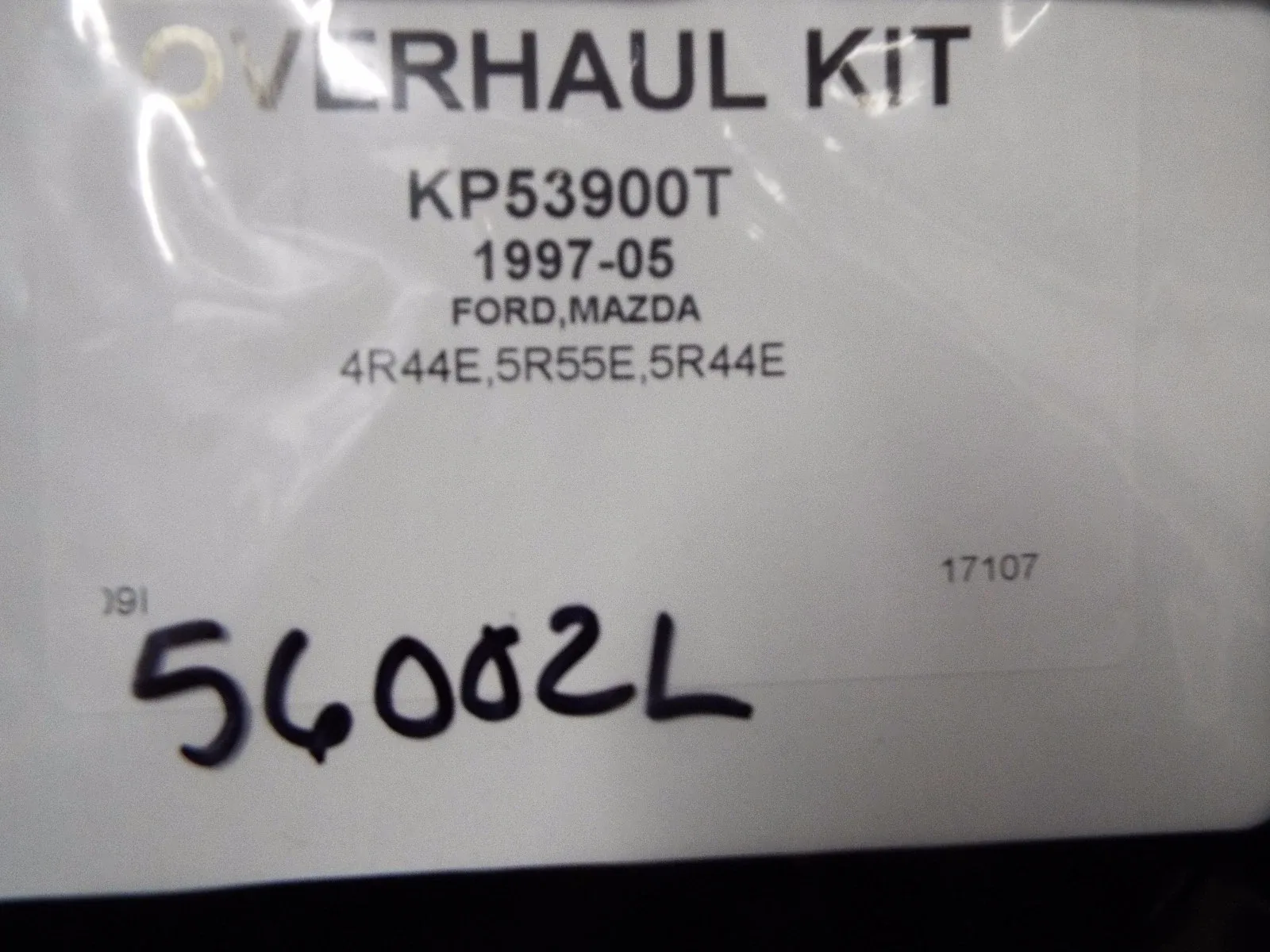 1997-up Precision Overhaul Gasket & Seal Kit for 4R44E / 5R44E / 5R55E - KP53900T image 2