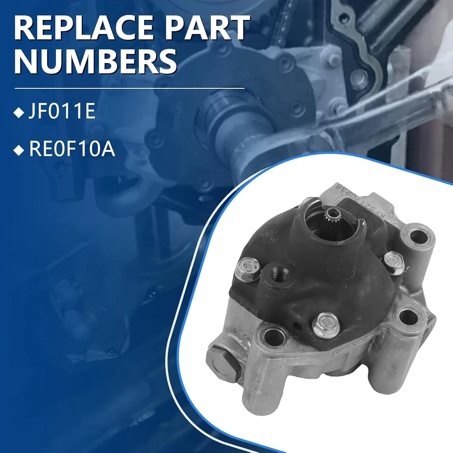 2007-2016 Altima Juke NV200 Rogue Sentra Caliber Compass Transmission Oil Pump qikegui-RE0F10A image 3