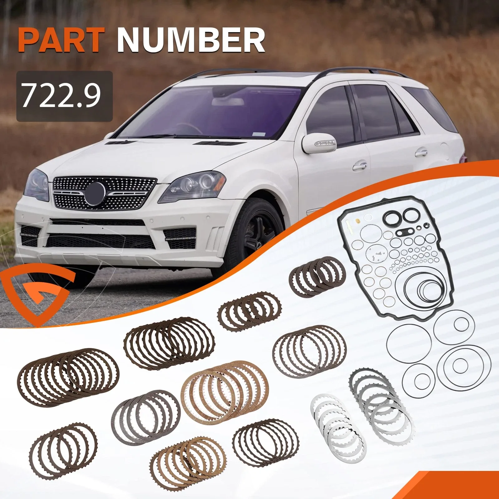 GEARZAAR 722.9 Transmission Master Overhaul Kit B189820A+B189880A+W189881A image 2