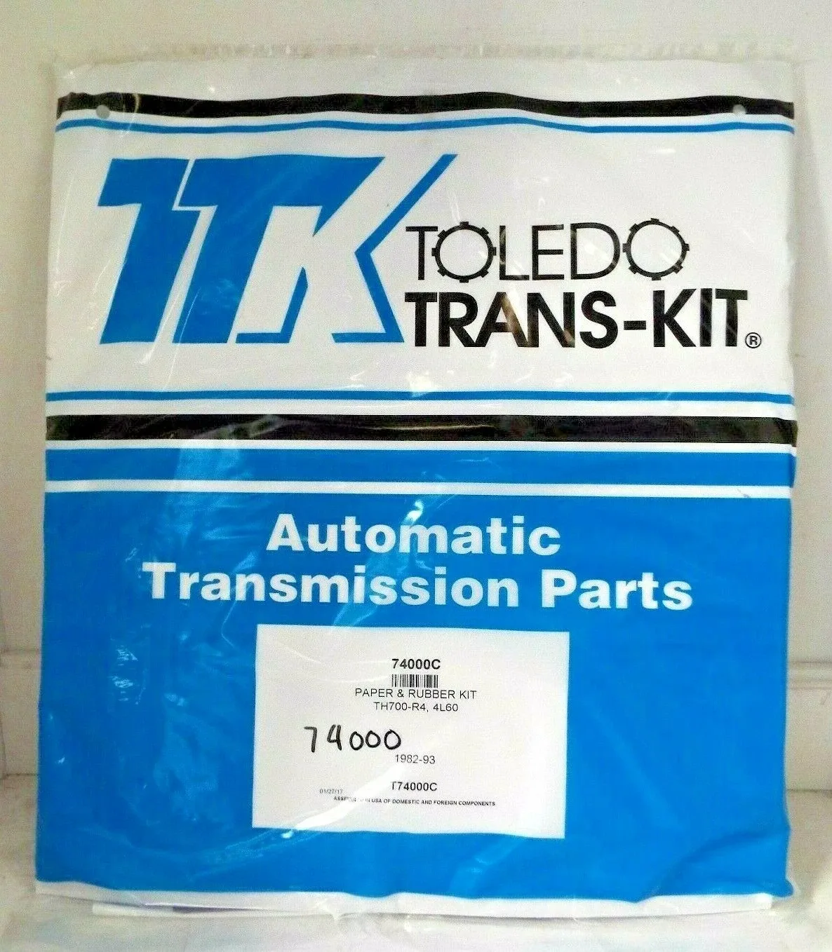 GM 700 / 700-R4 Paper & Rubber Gasket Kit MPN 74000C image 3
