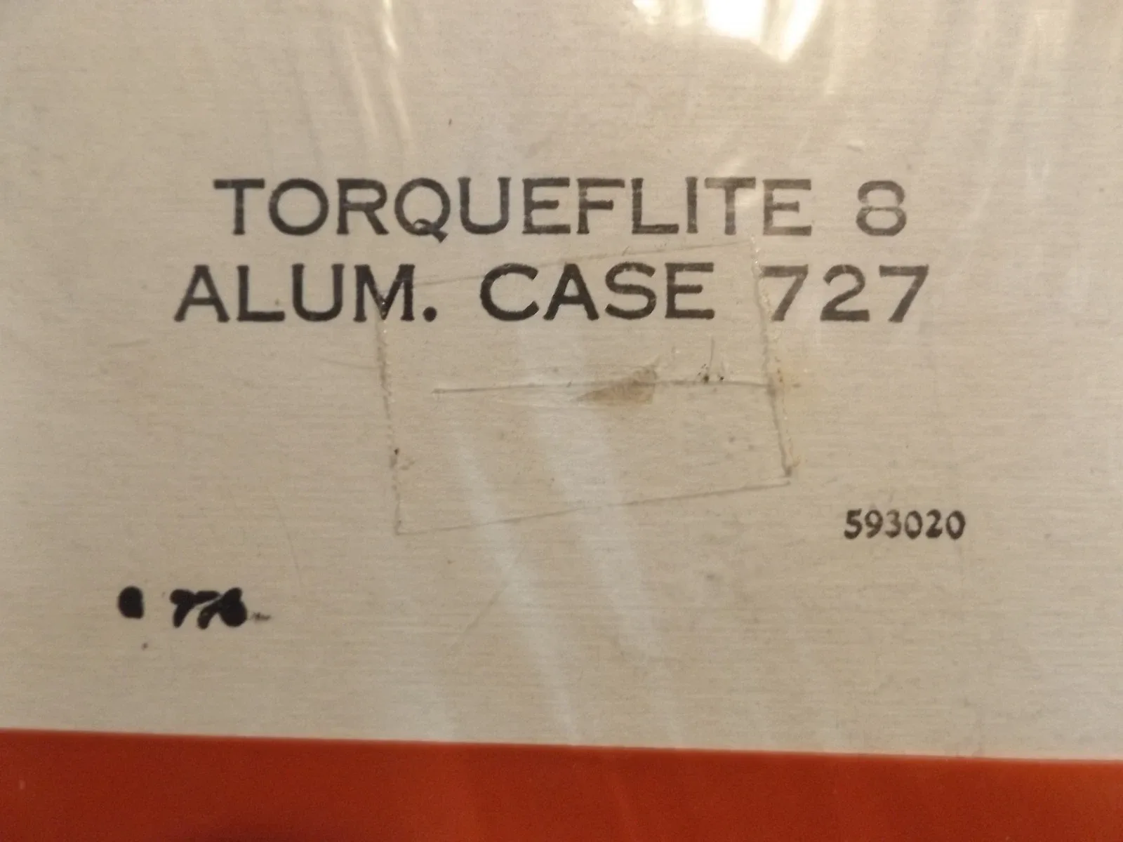 Toledo Torqueflite 727 (Torqueflite 8) Paper & Rubber Gasket Set - Made in USA image 3