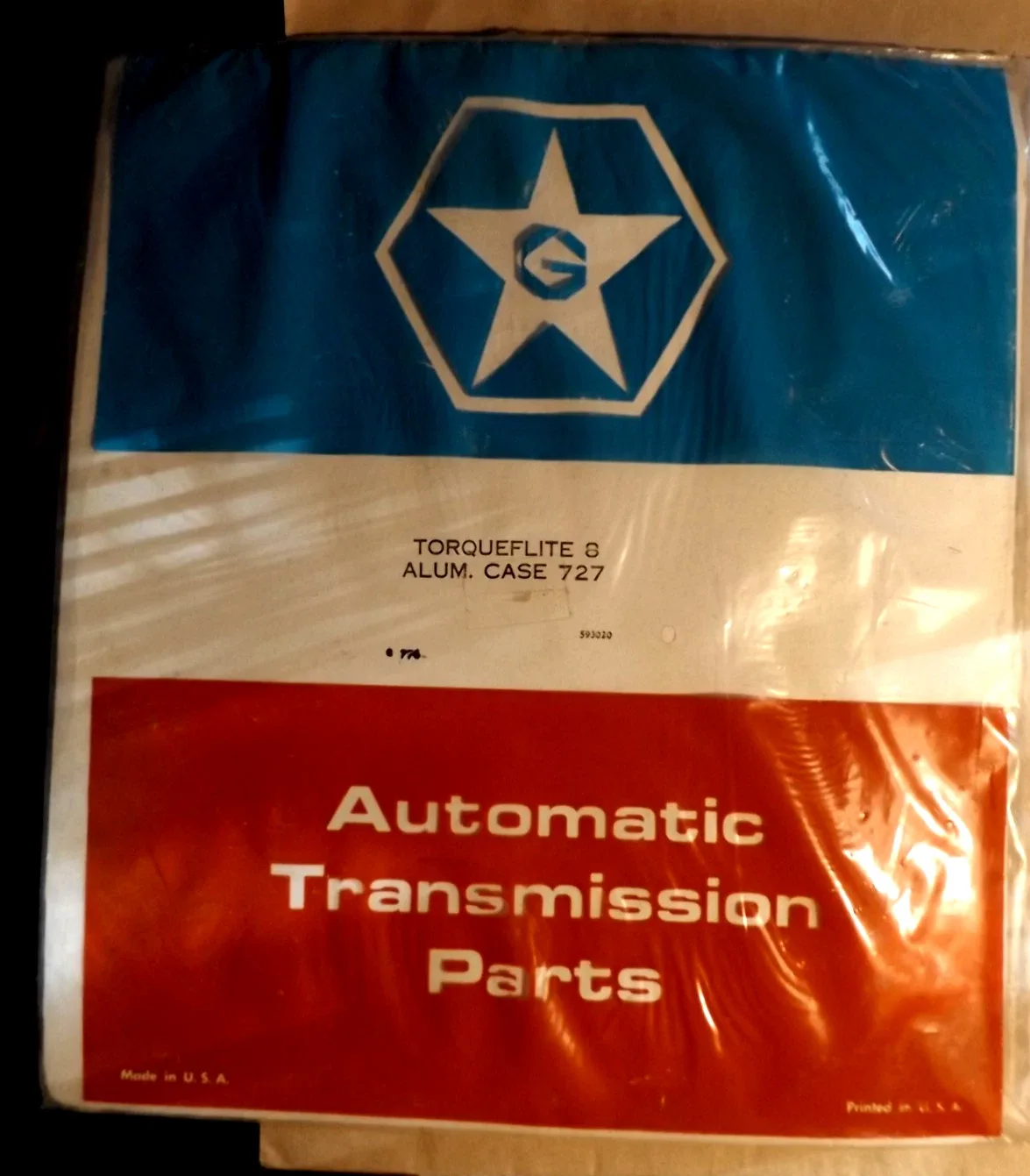 Toledo Torqueflite 727 (Torqueflite 8) Paper & Rubber Gasket Set - Made in USA