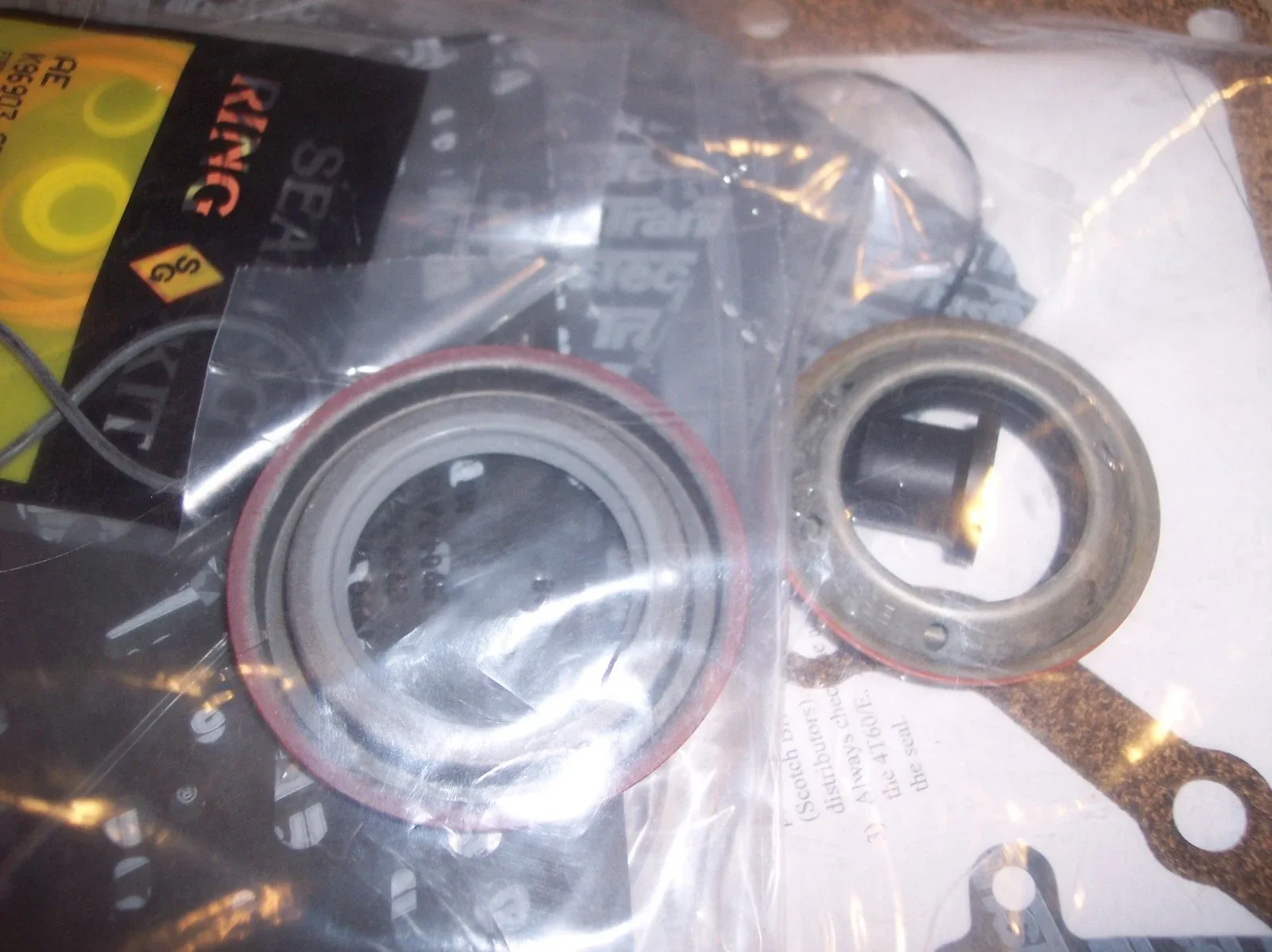 1986-1990 Ford AXOD Transmission Overhaul Gasket Set K67900 (TransTec 1126) image 2