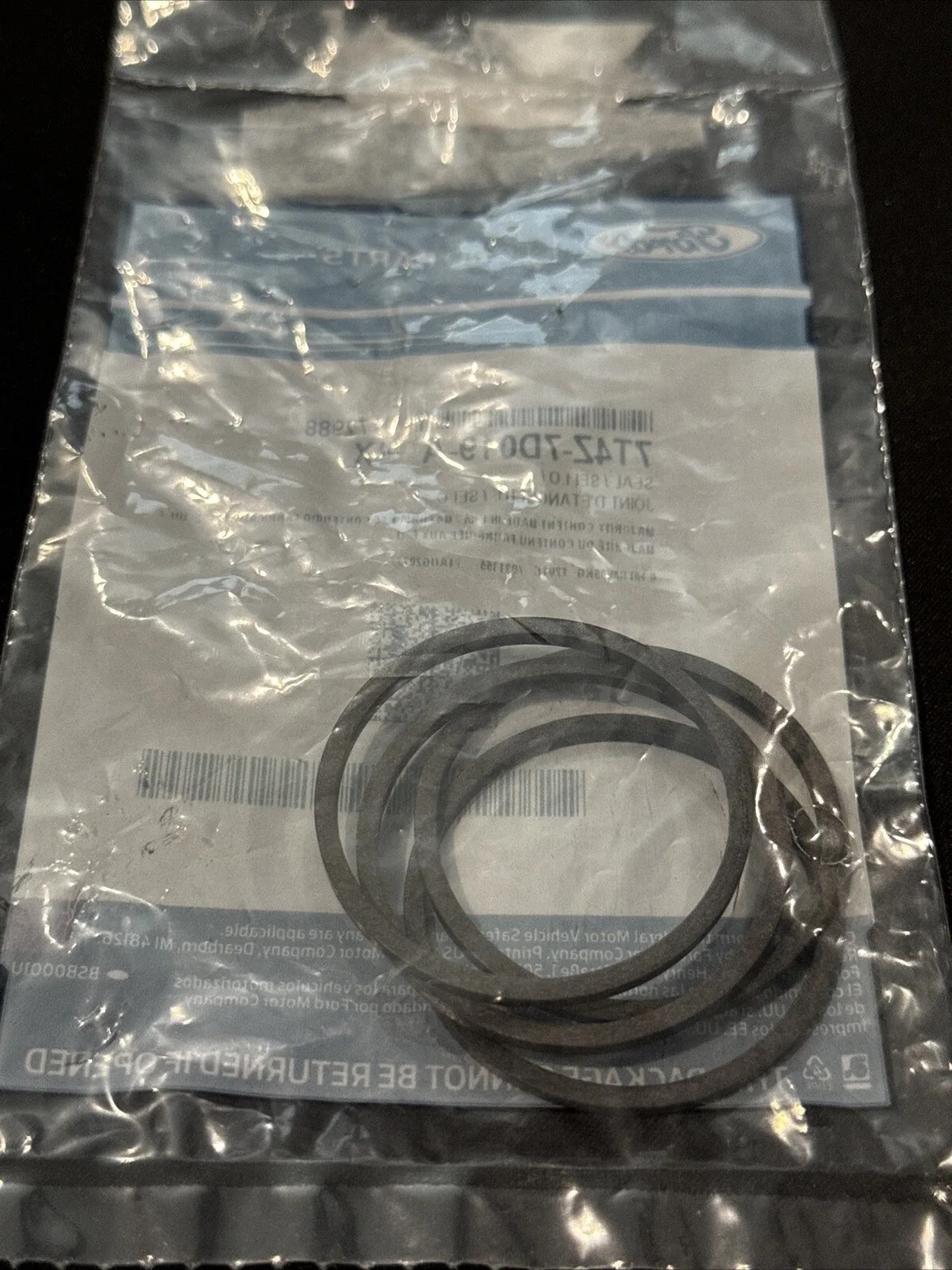 Ford 8 Speed Transmission Seal O-Ring 7T4Z7D019A (4-Pack) image 3